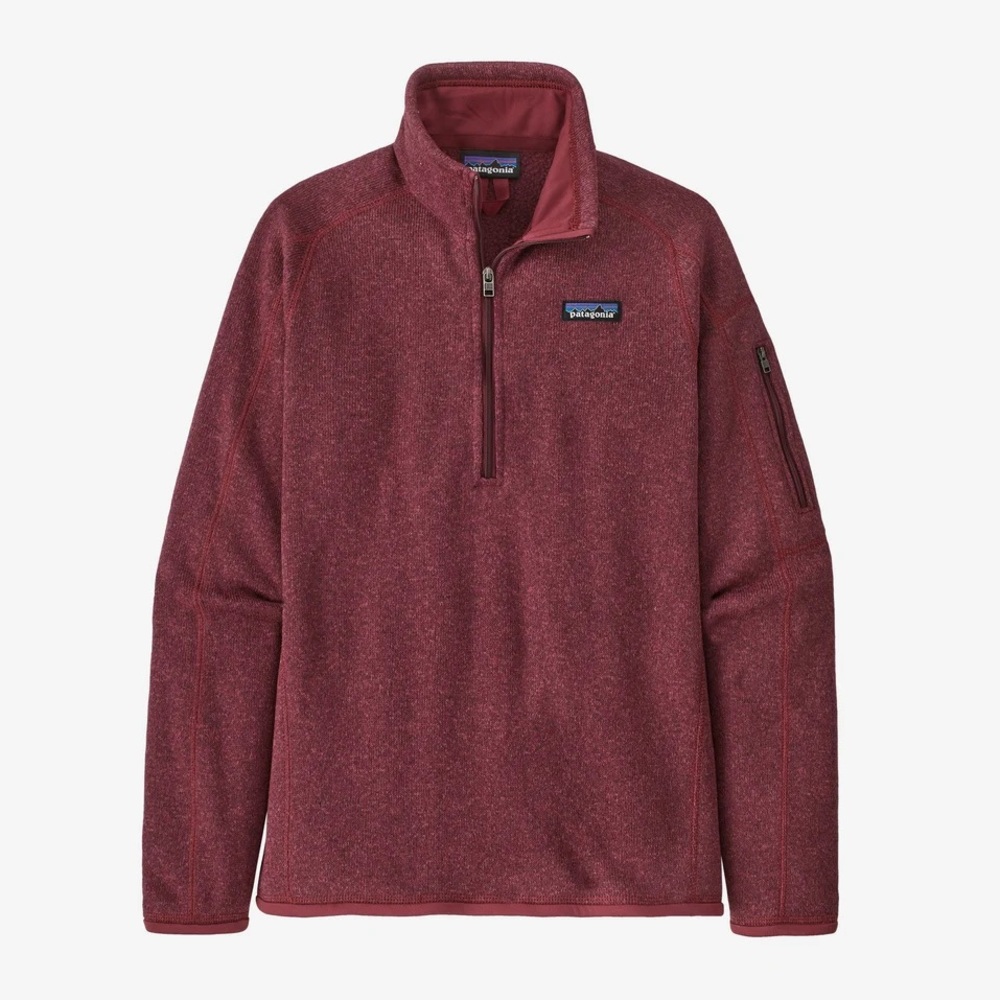 Women's Better Sweater® 1/4-Zip Fleece - Sequoia Red - Excellent Condition - Med